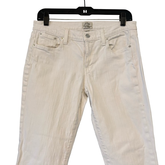 J. Crew Slim Broken-in Boyfriend Jean in White, Sz 27 - Picture 8 of 15